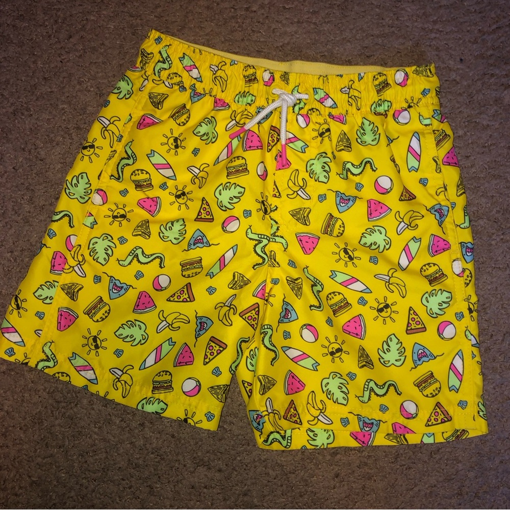 Cat & Jack Yellow Swimsuit, Size M (8)